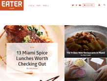 Tablet Screenshot of miami.eater.com